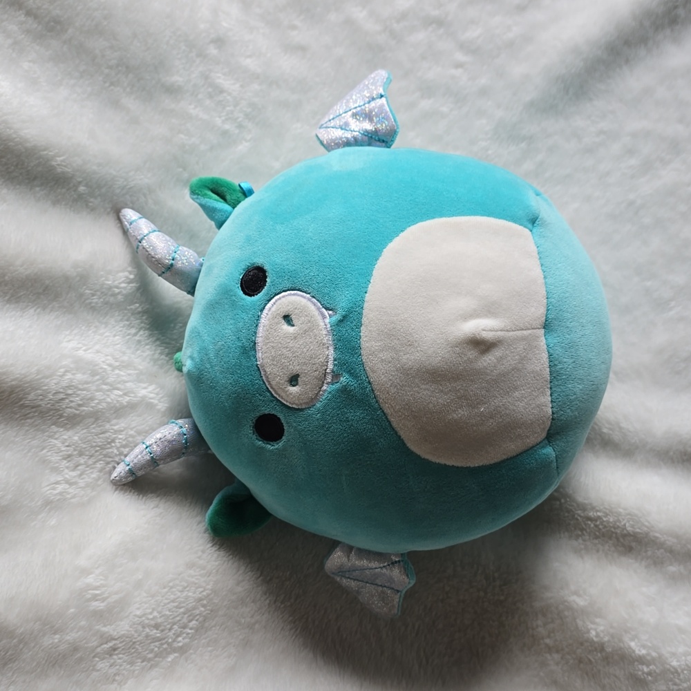 AVRILL 🐉‎ the Teal Dragon Original Squishmallow by Kelly Toy